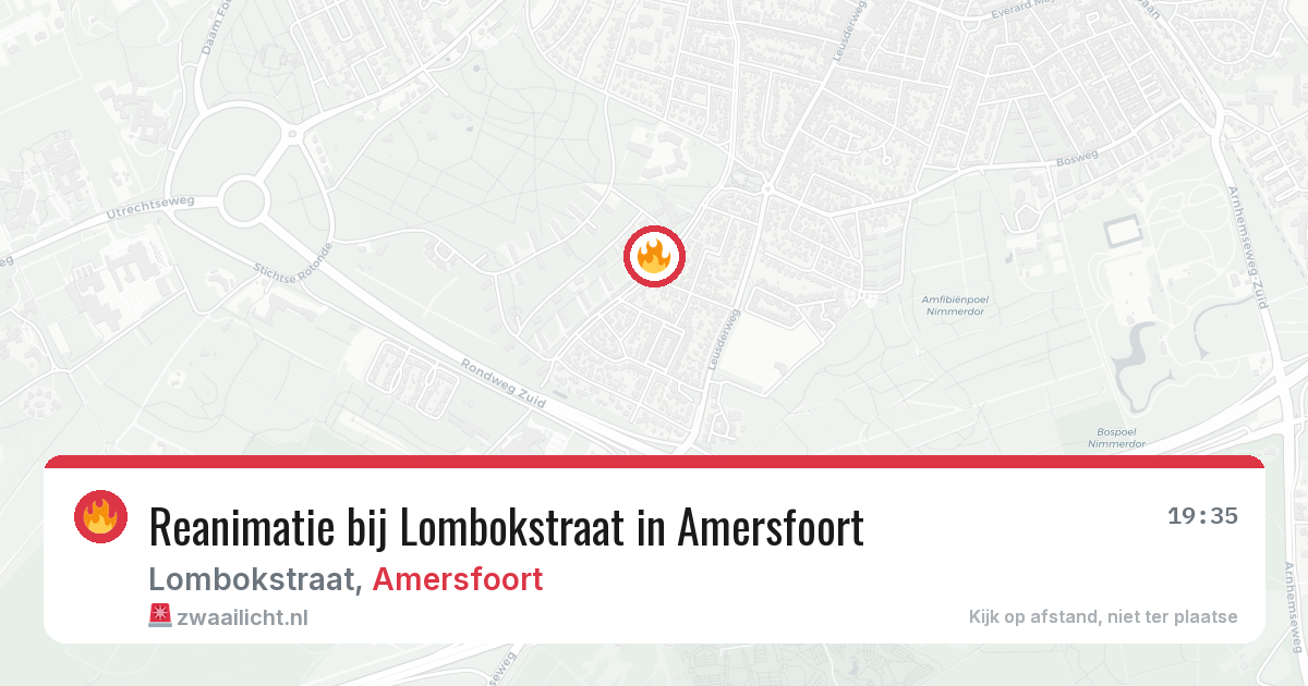 Reanimatie bij Lombokstraat in Amersfoort — 26 jun 2026