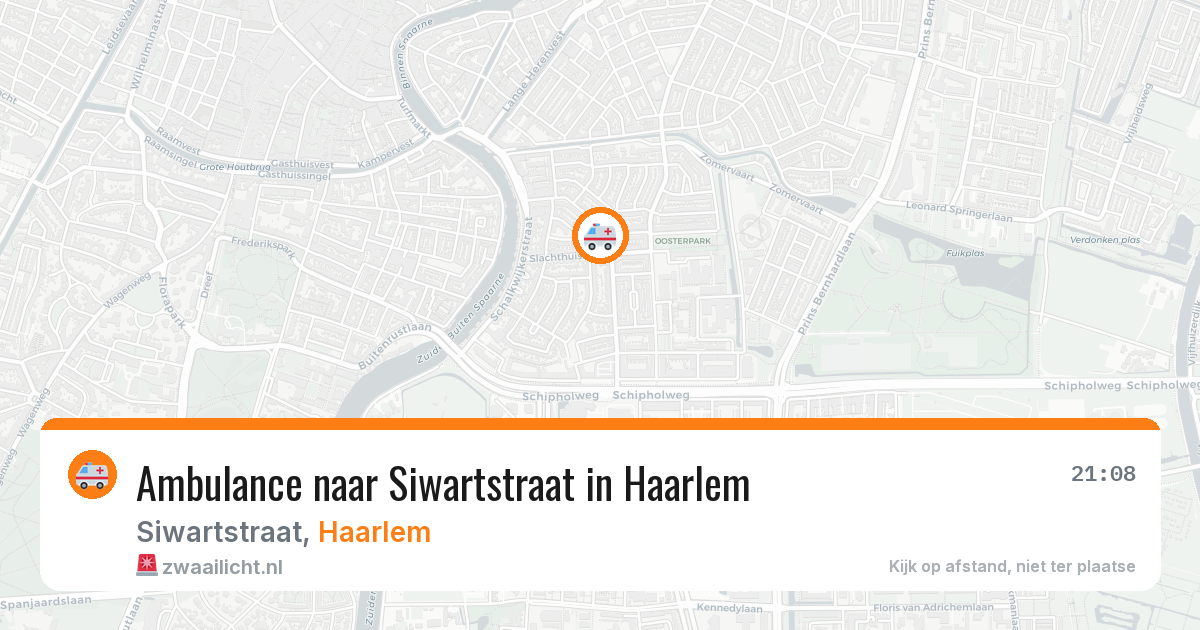 Ambulance naar Siwartstraat in Haarlem — 9 jun 2026
