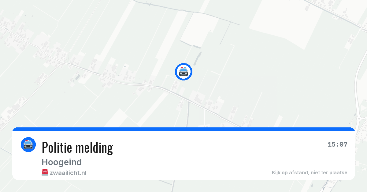 Politie melding — 29 jan 2026