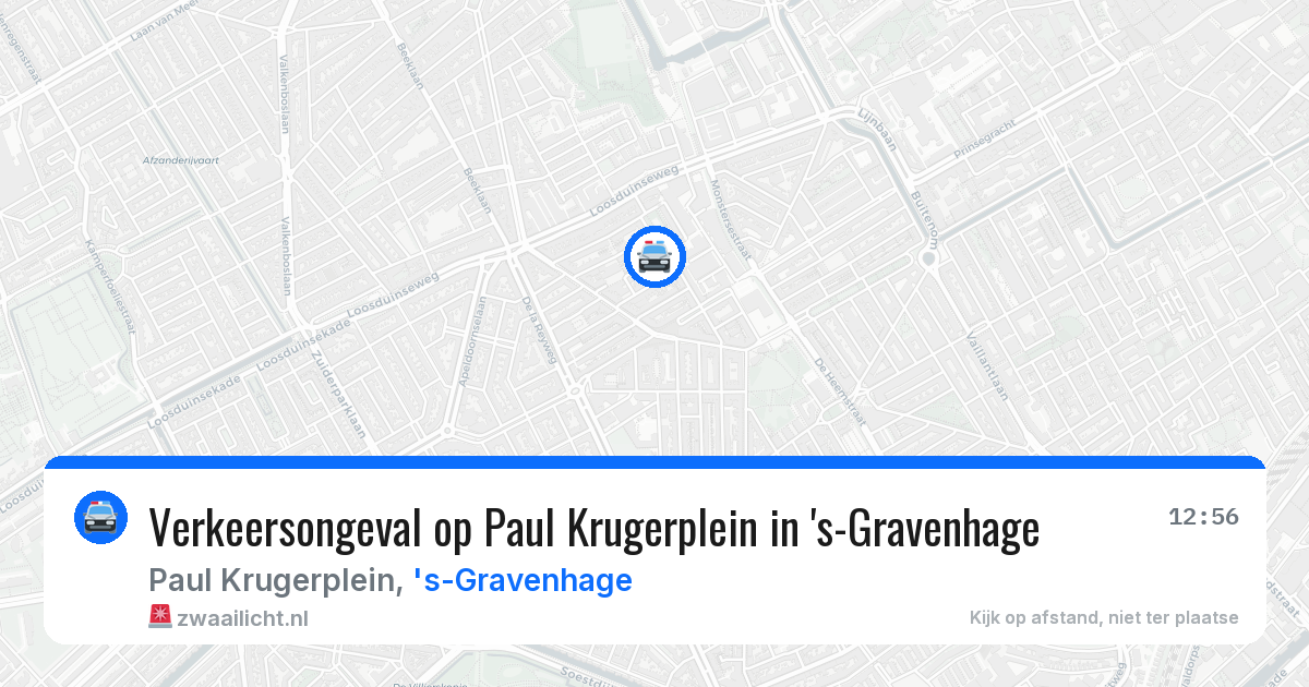 Verkeersongeval op Paul Krugerplein in 's-Gravenhage — 30 mei 2026