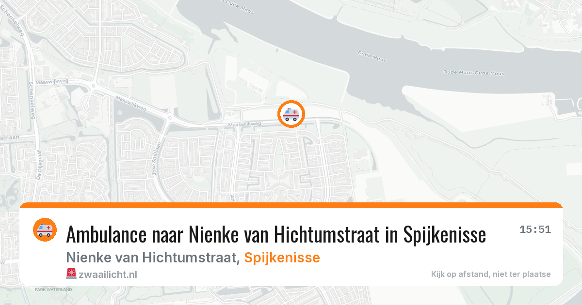 Ambulance naar Nienke van Hichtumstraat in Spijkenisse — 9 jul 2026