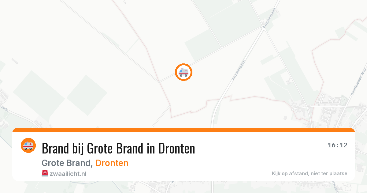 Brand bij Grote Brand in Dronten — 11 aug 2026