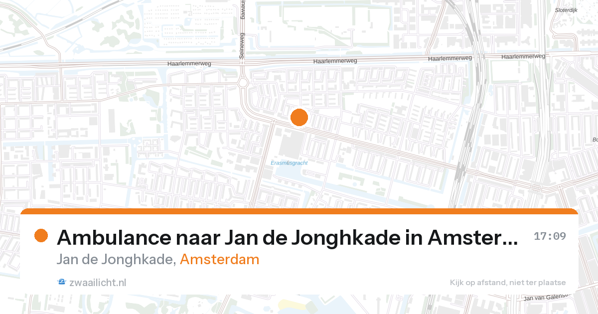 Ambulance naar Jan de Jonghkade in Amsterdam — 28 aug 2026