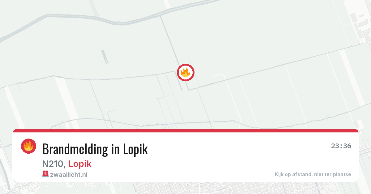 Brandmelding in Lopik — 19 jun 2026