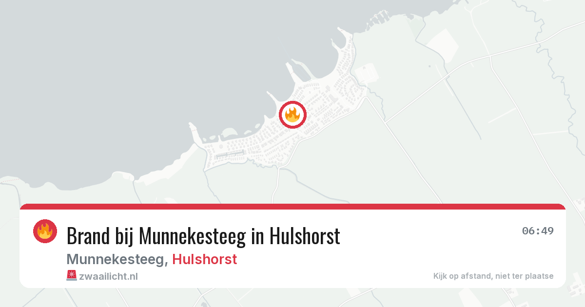 Brand bij Munnekesteeg in Hulshorst — 26 jun 2026