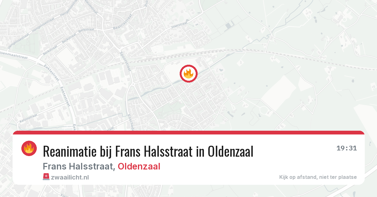 Reanimatie bij Frans Halsstraat in Oldenzaal — 26 jun 2026