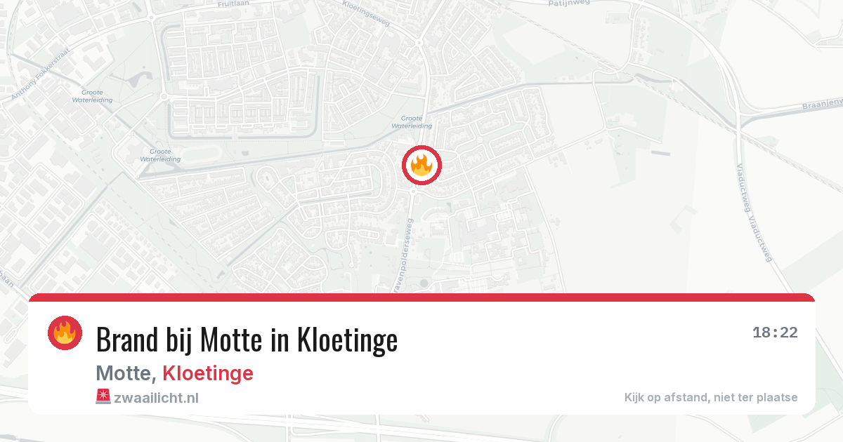 Brand bij Motte in Kloetinge — 8 jul 2026