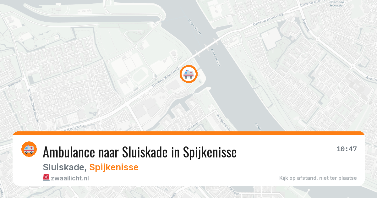Ambulance naar Sluiskade in Spijkenisse — 2 apr 2026