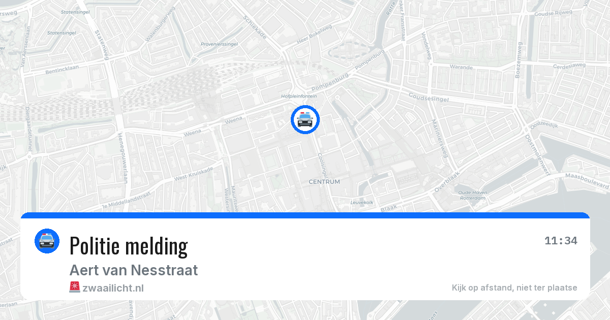 Politie melding — 1 jul 2026