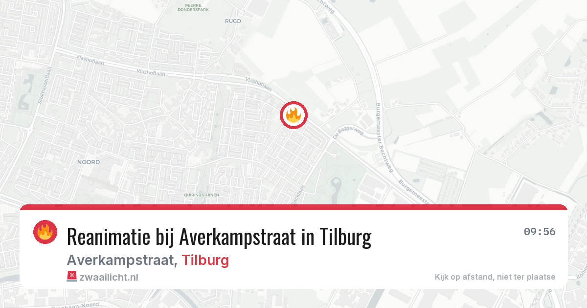 Reanimatie bij Averkampstraat in Tilburg — 30 jun 2026