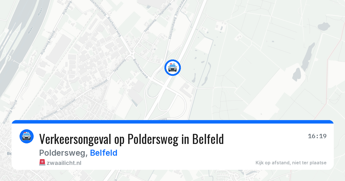 Verkeersongeval op Poldersweg in Belfeld — 2 mei 2026