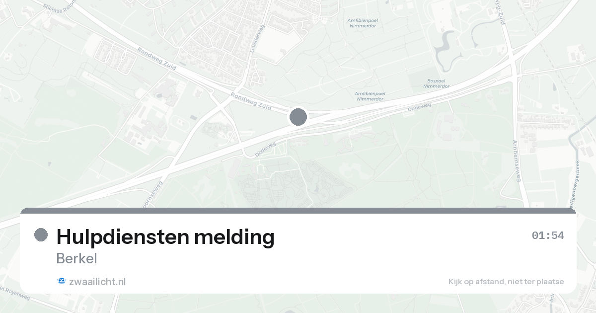 Hulpdiensten melding — 8 feb 2026