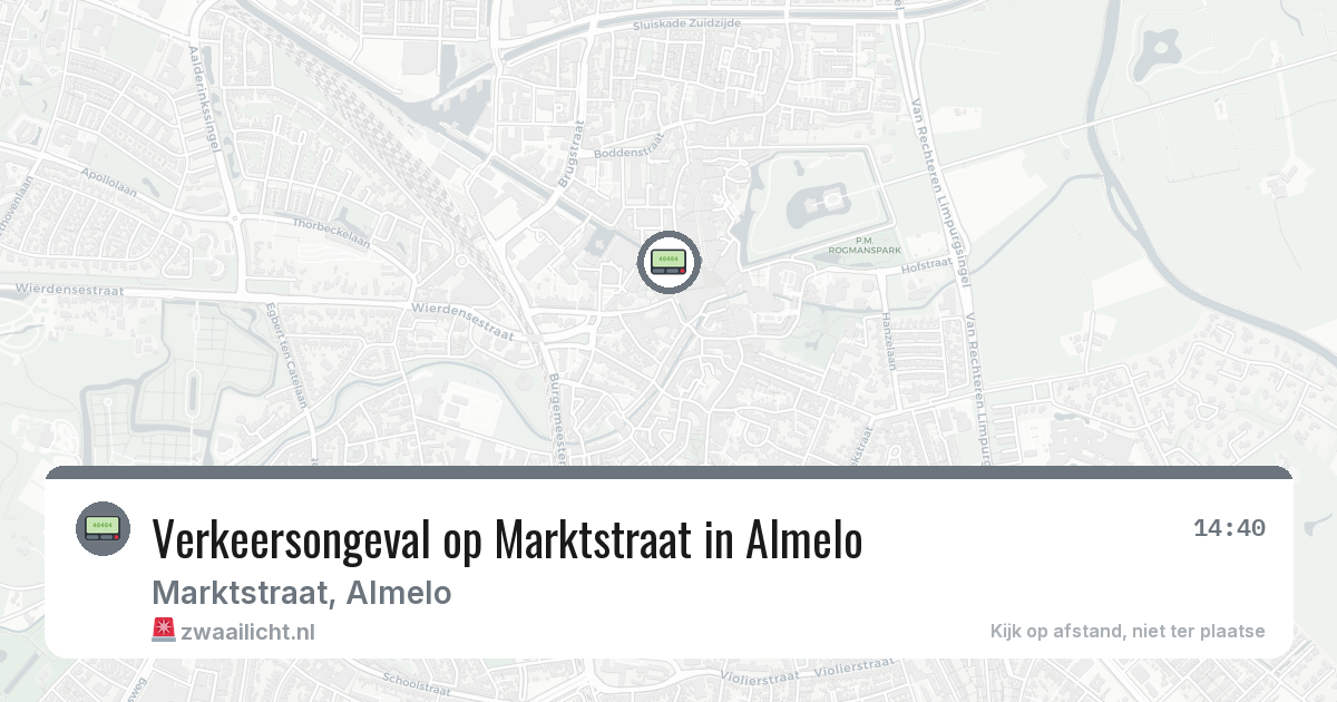 Verkeersongeval op Marktstraat in Almelo — 7 jun 2026