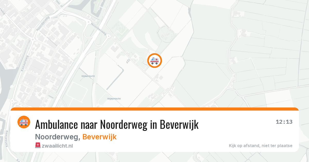 Ambulance naar Noorderweg in Beverwijk — 11 mei 2026
