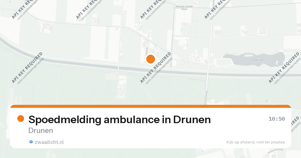 Spoedmelding ambulance in Drunen — 26 aug 2026