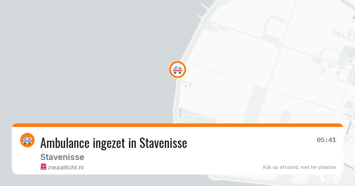 Ambulance ingezet in Stavenisse — 12 aug 2026