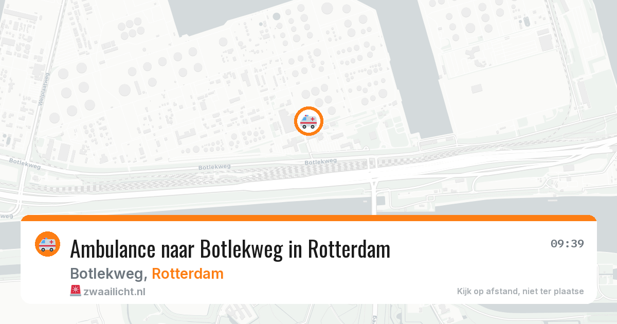 Ambulance naar Botlekweg in Rotterdam — 25 jun 2026