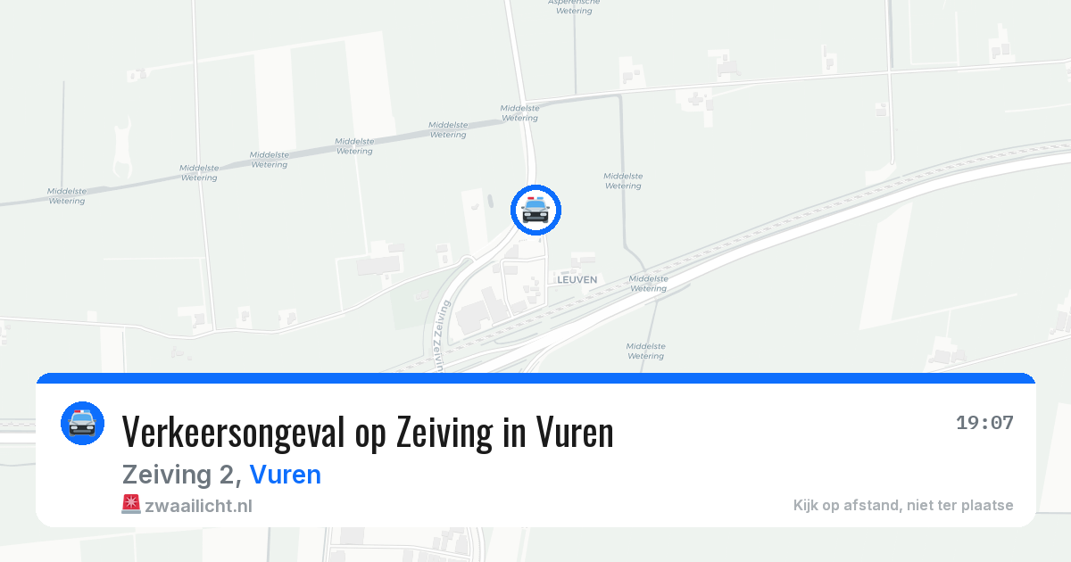 Verkeersongeval op Zeiving in Vuren — 30 jan 2026