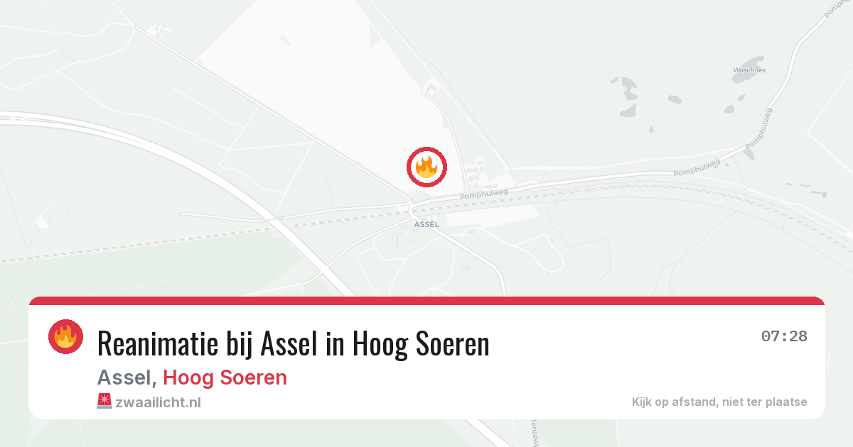 Reanimatie bij Assel in Hoog Soeren — 1 jun 2026