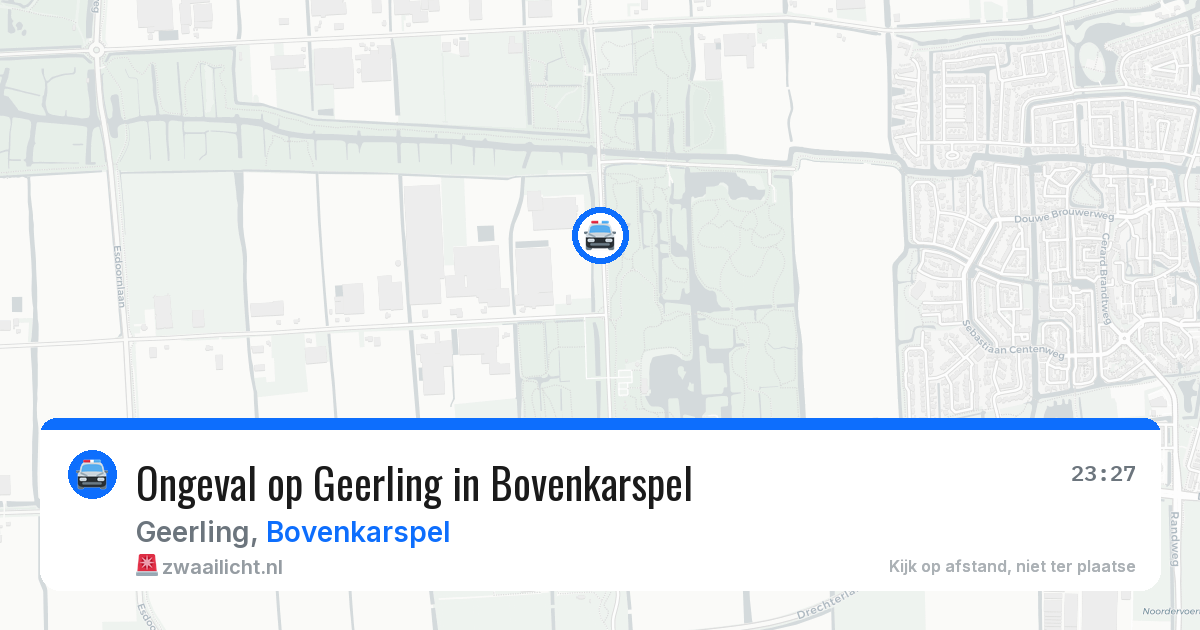Ongeval op Geerling in Bovenkarspel — 1 mei 2026