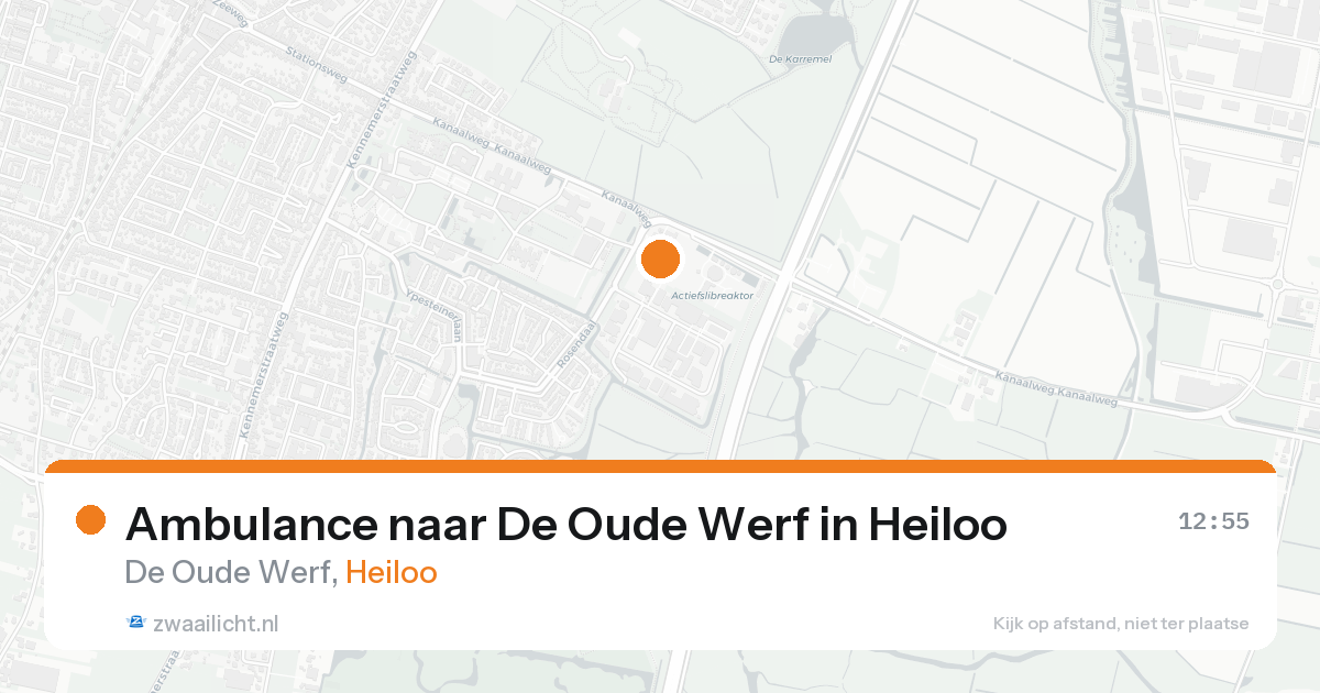 Ambulance naar De Oude Werf in Heiloo — 20 mei 2026