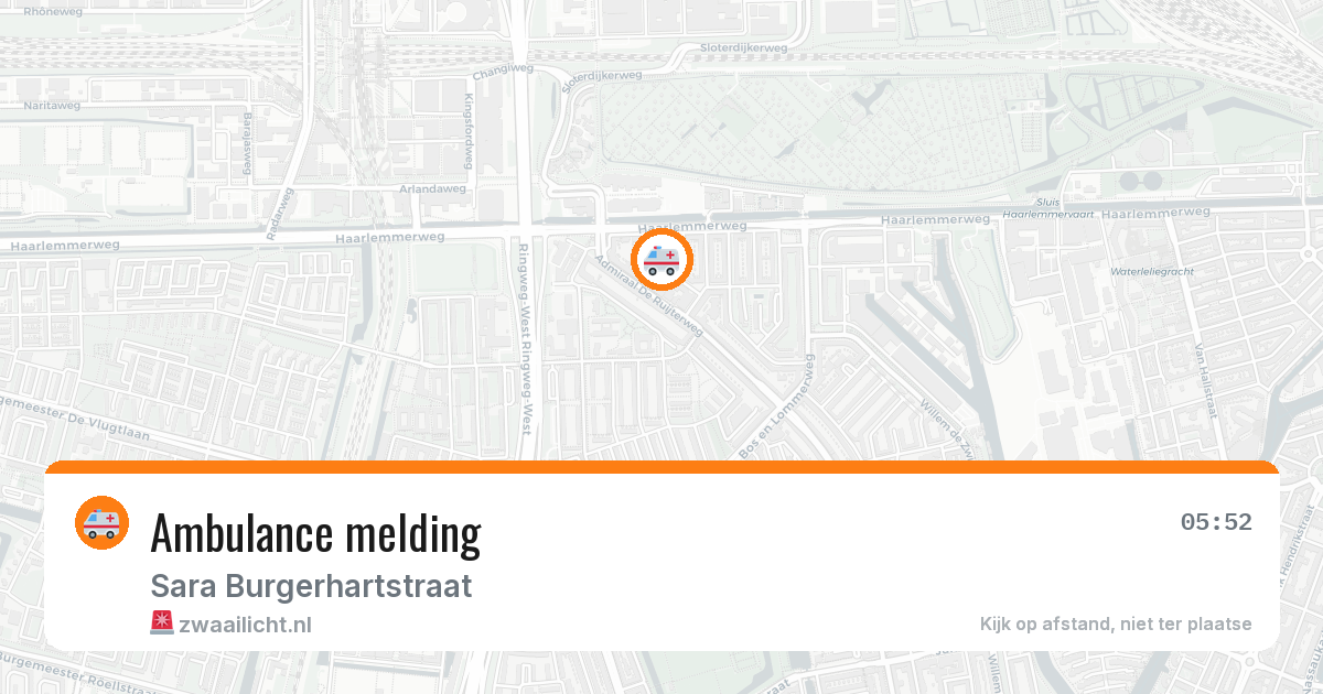Ambulance melding — 20 jun 2026
