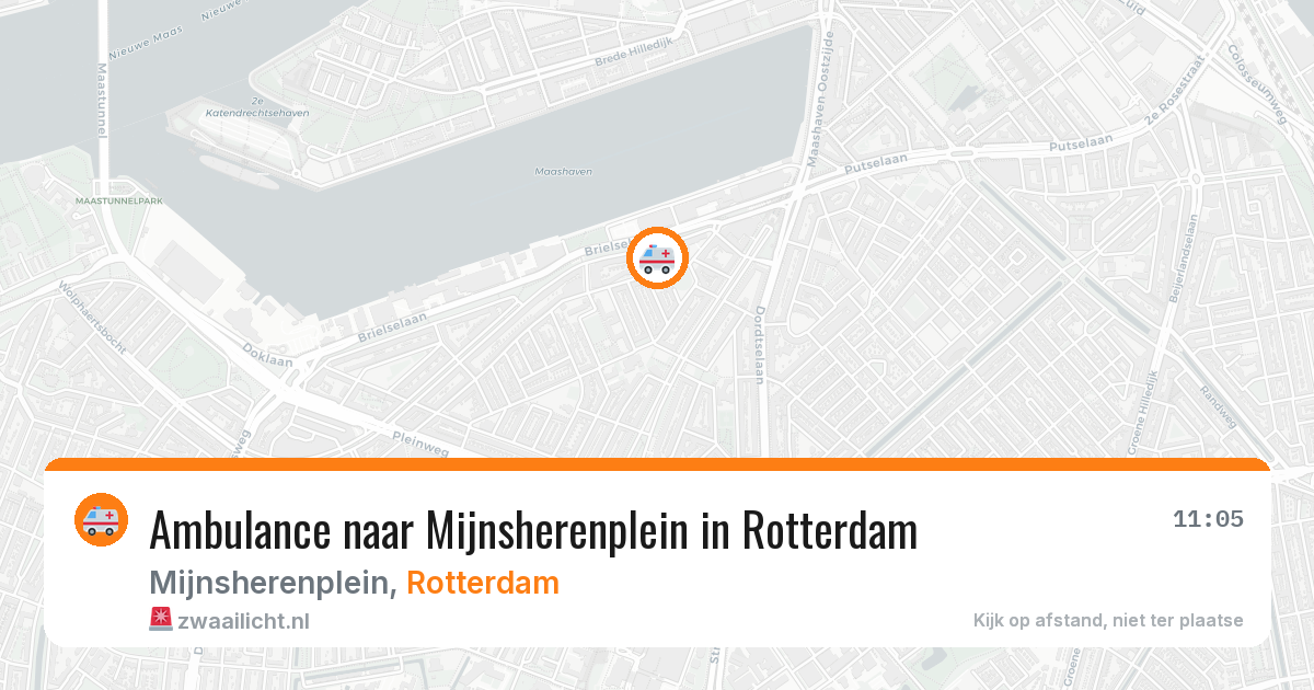 Ambulance naar Mijnsherenplein in Rotterdam — 3 jun 2026
