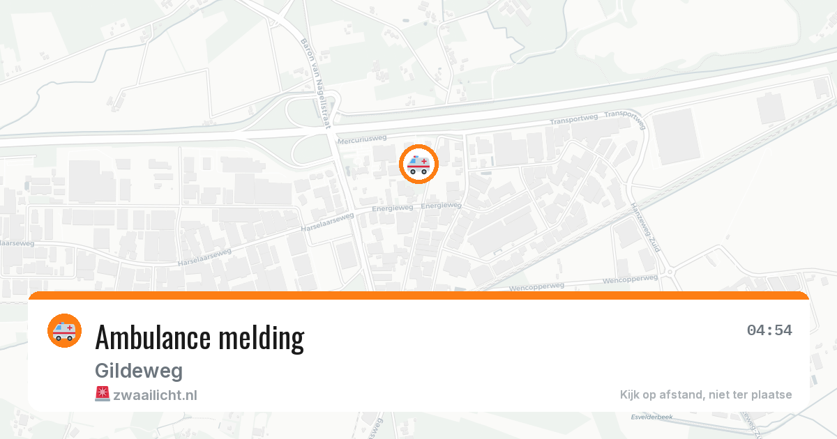 Ambulance melding — 12 jul 2026