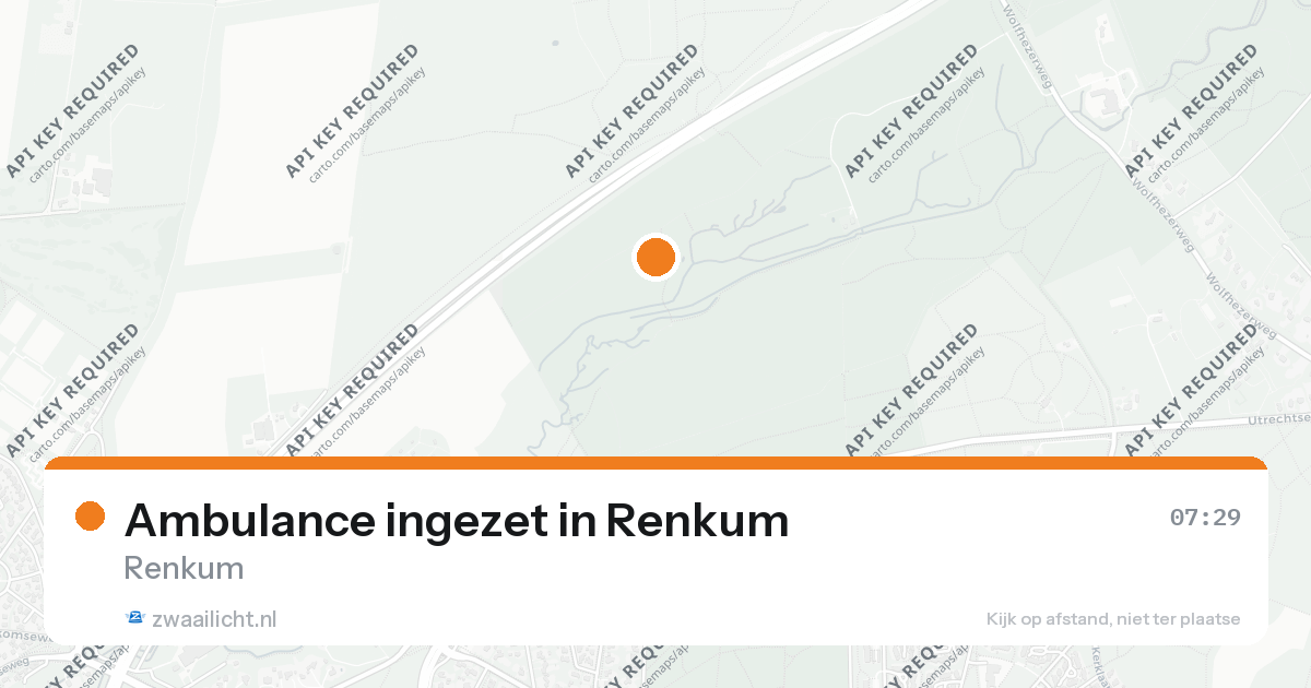 Ambulance ingezet in Renkum — 26 aug 2026