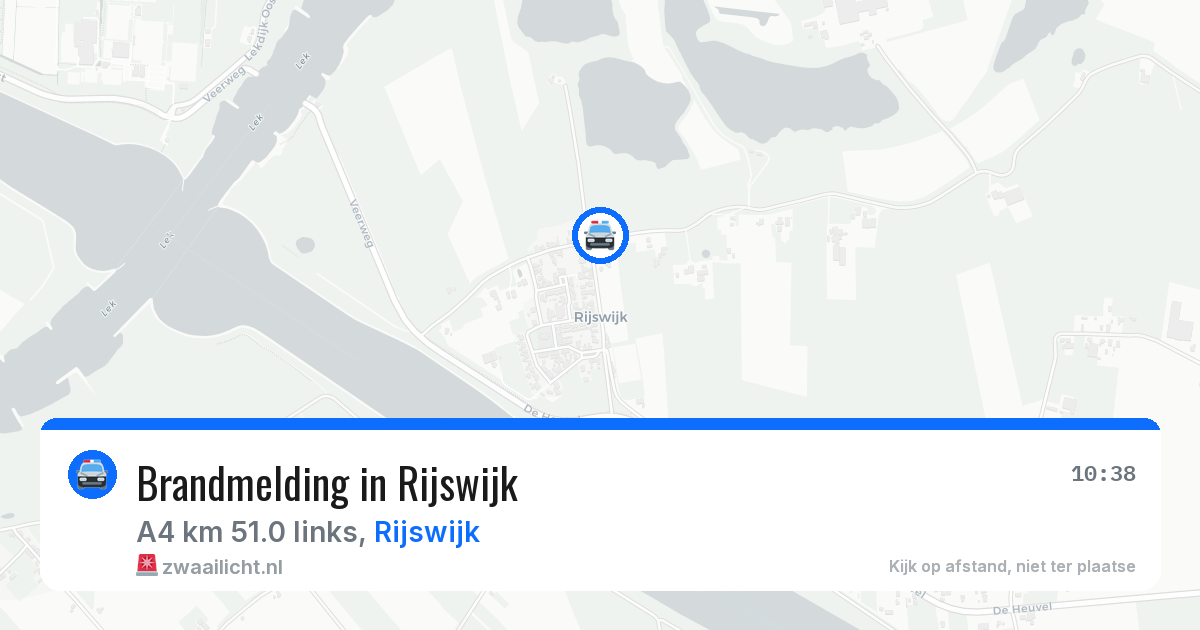 Brandmelding in Rijswijk — 9 apr 2026