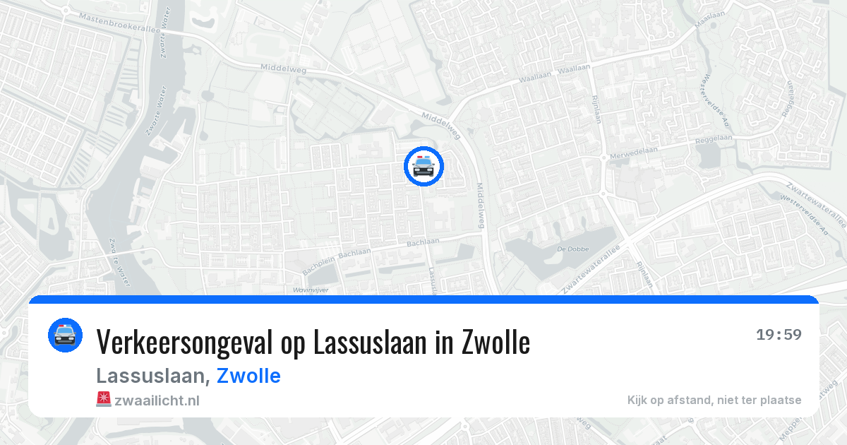 Verkeersongeval op Lassuslaan in Zwolle — 13 jun 2026