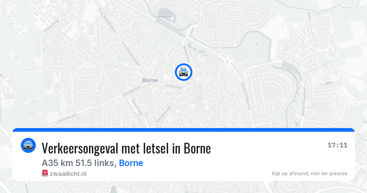 Verkeersongeval met letsel in Borne — 11 feb 2026