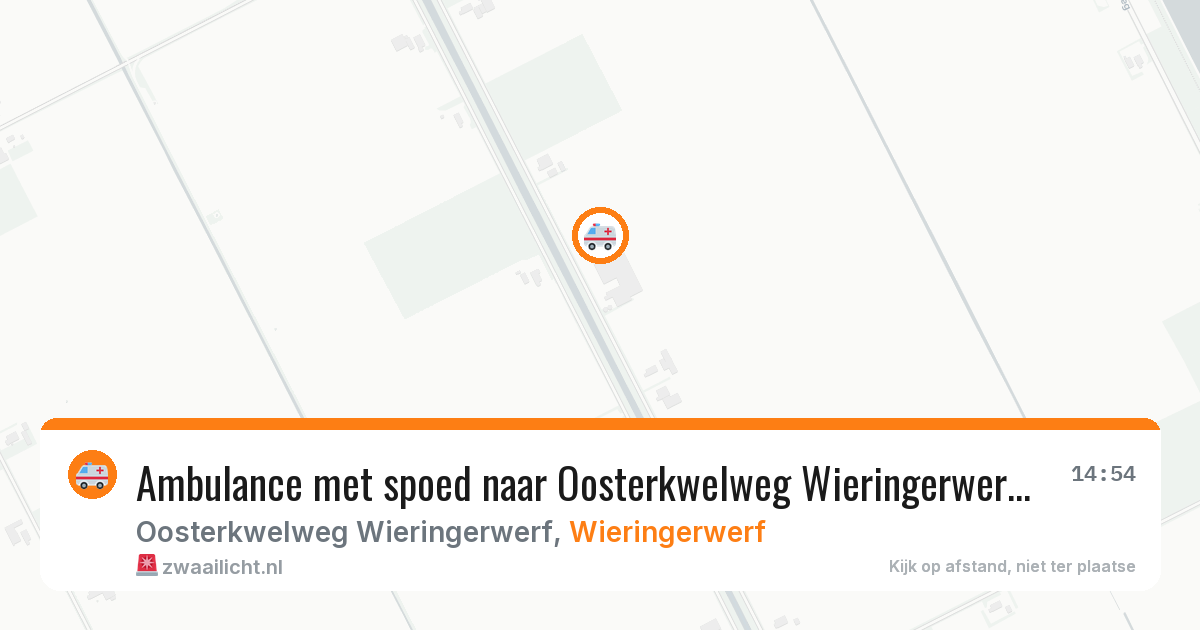 Ambulance met spoed naar Oosterkwelweg Wieringerwerf in Wieringerwerf — 10 feb 2026