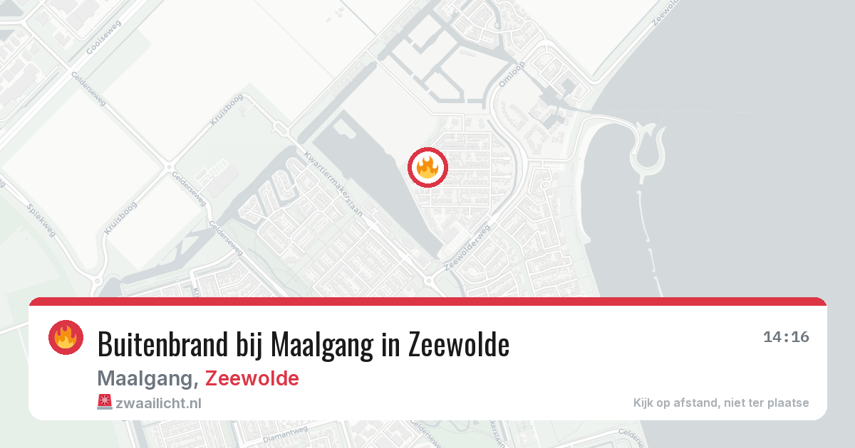 Buitenbrand bij Maalgang in Zeewolde — 27 jul 2026
