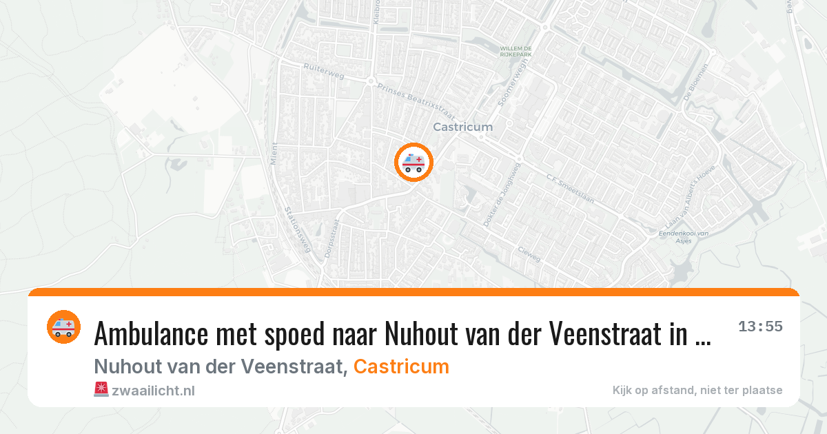 Ambulance met spoed naar Nuhout van der Veenstraat in Castricum — 3 feb 2026