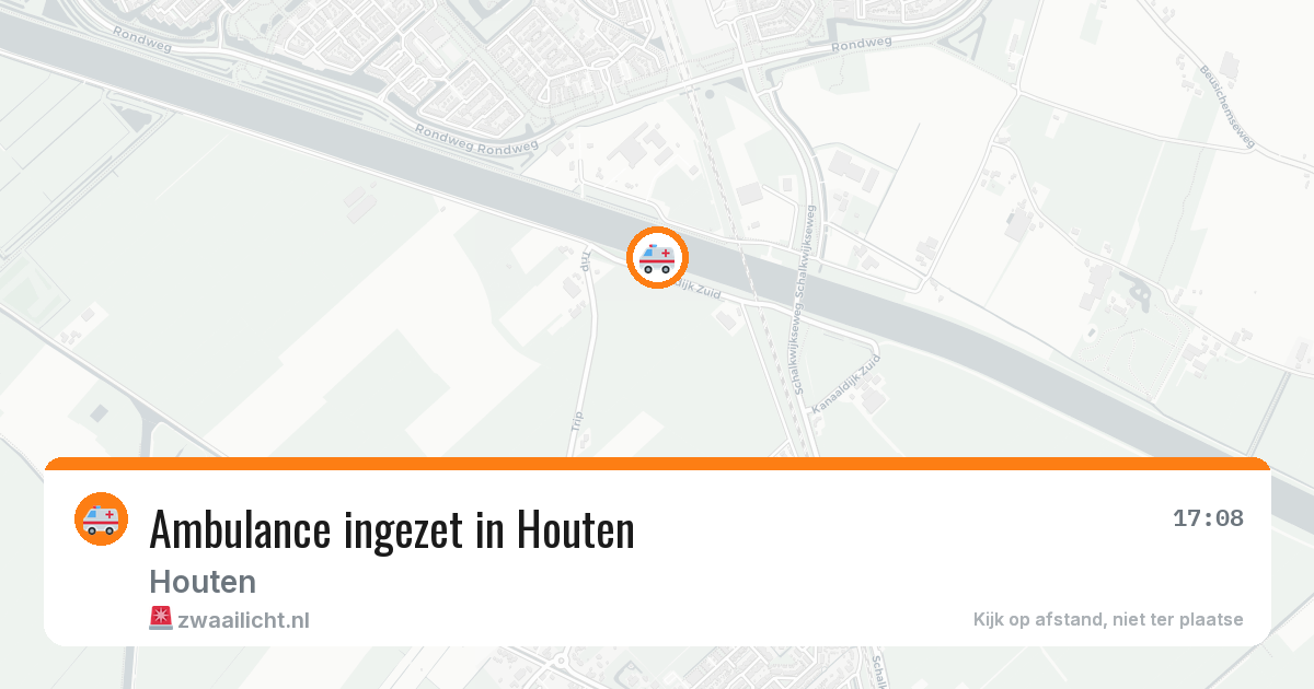 Ambulance ingezet in Houten — 10 aug 2026
