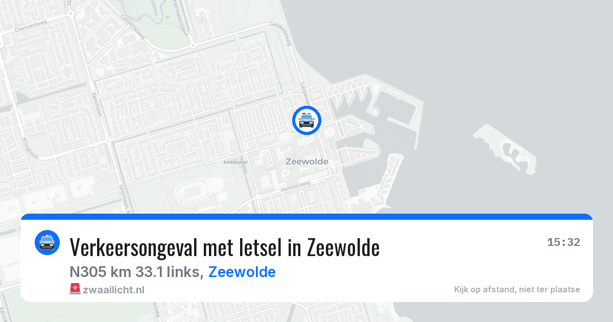 Verkeersongeval met letsel in Zeewolde — 15 mei 2026