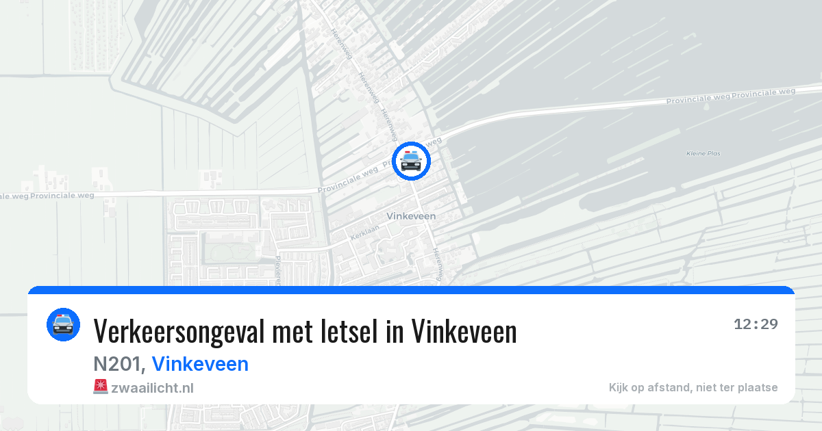 Verkeersongeval met letsel in Vinkeveen — 22 jan 2026