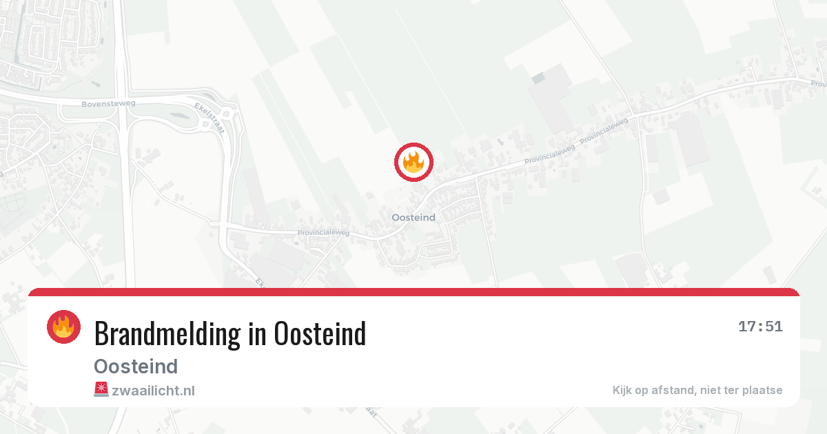 Brandmelding in Oosteind — 22 jul 2026