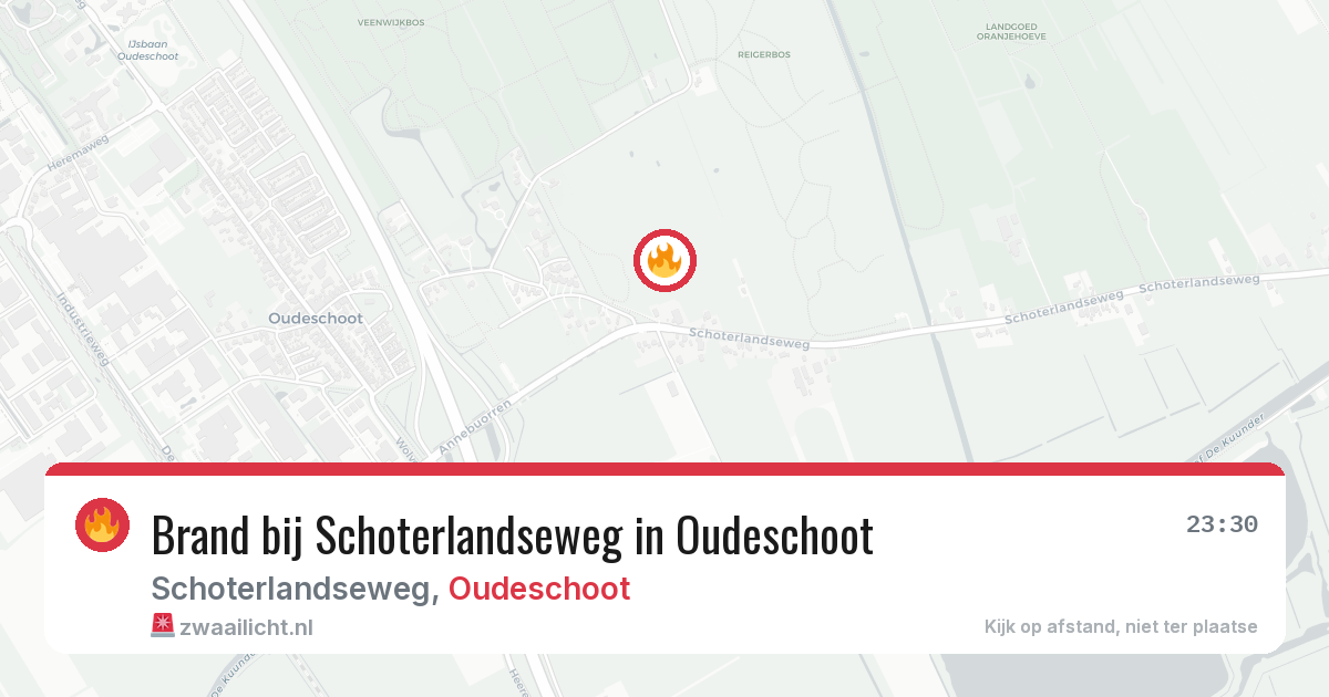 Brand bij Schoterlandseweg in Oudeschoot — 12 mei 2026