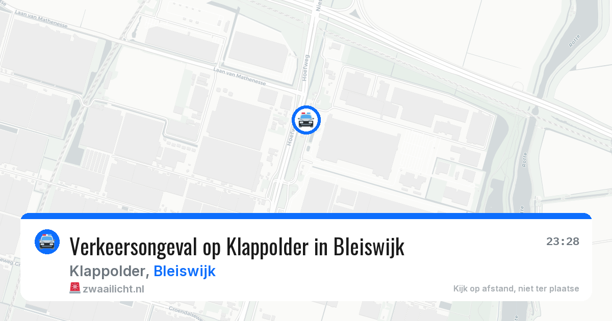 Verkeersongeval op Klappolder in Bleiswijk — 7 mei 2026