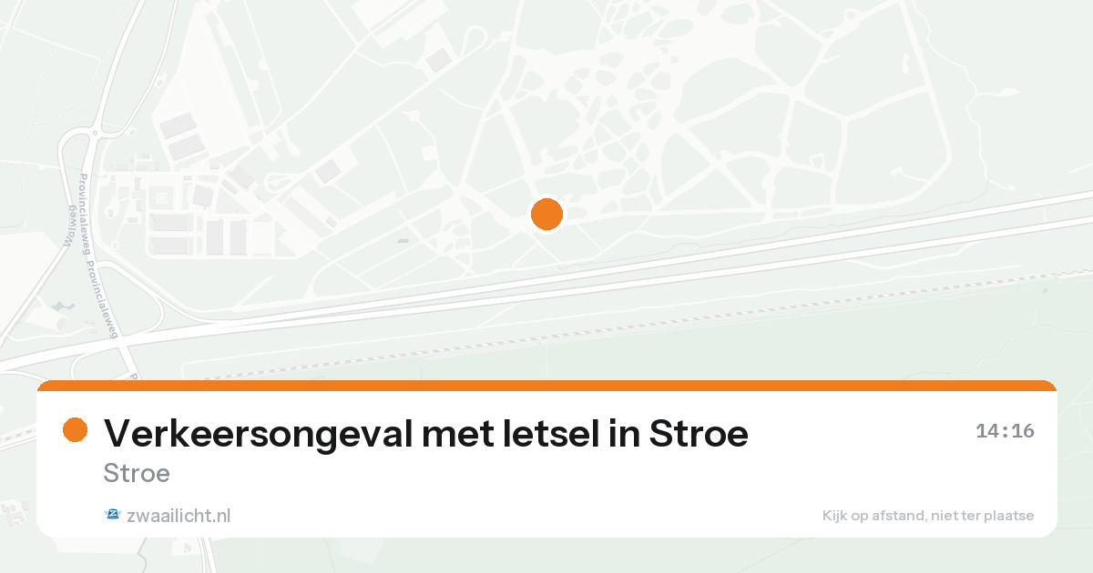 Verkeersongeval met letsel in Stroe — 18 aug 2026