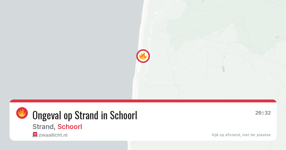 Ongeval op Strand in Schoorl — 23 jul 2026