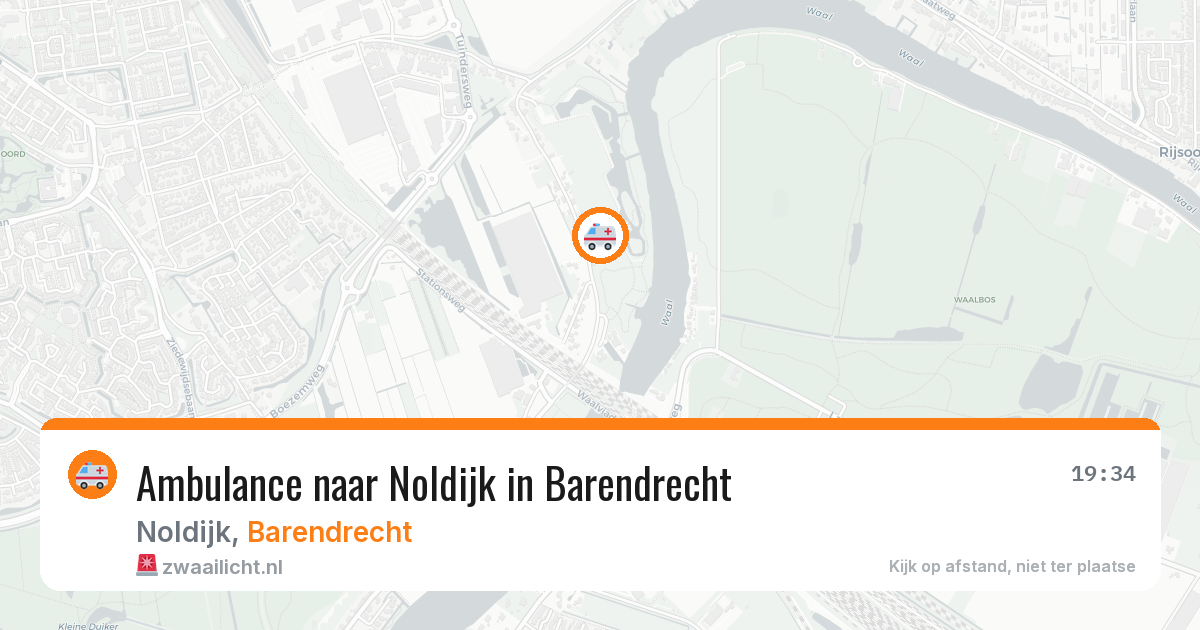 Ambulance naar Noldijk in Barendrecht — 13 mei 2026