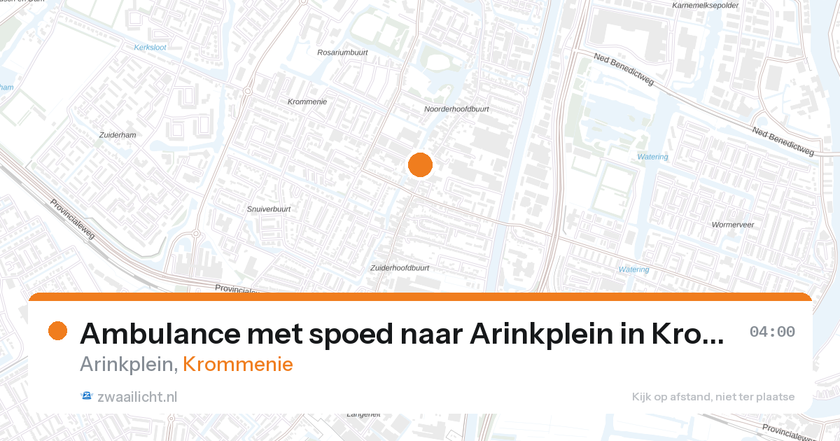 Ambulance met spoed naar Arinkplein in Krommenie — 7 feb 2026