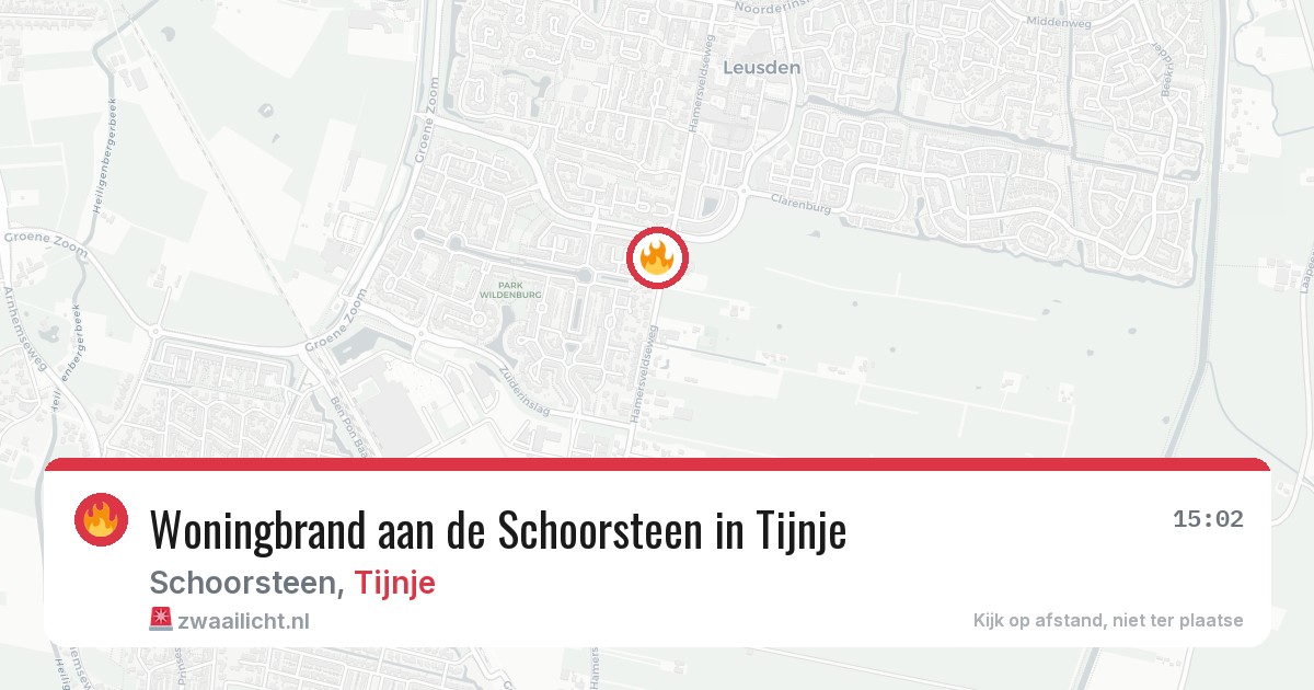 Woningbrand aan de Schoorsteen in Tijnje — 28 jan 2026