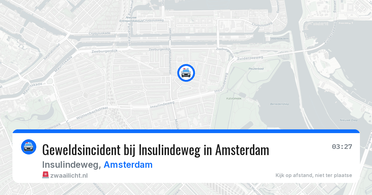 Geweldsincident bij Insulindeweg in Amsterdam — 5 aug 2026