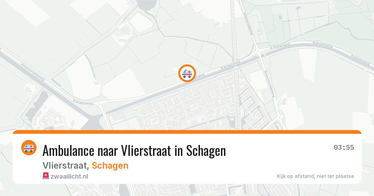 Ambulance naar Vlierstraat in Schagen — 27 mei 2026