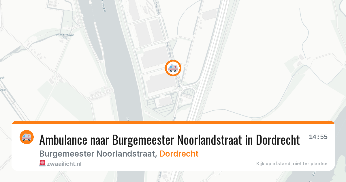Ambulance naar Burgemeester Noorlandstraat in Dordrecht — 30 mrt 2026