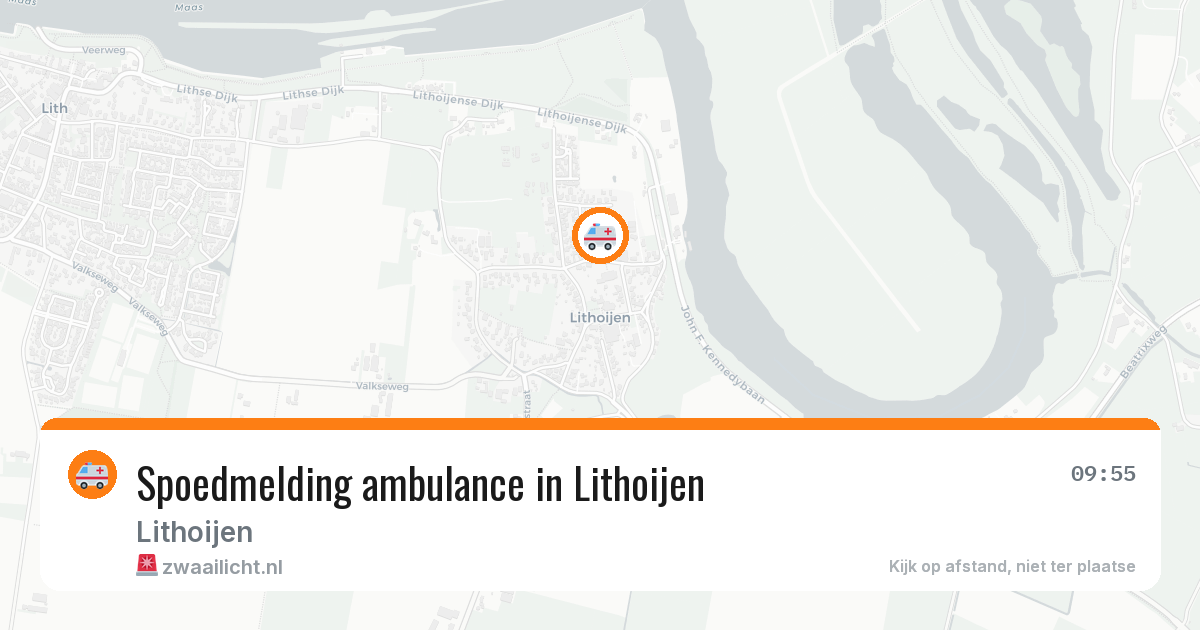 Spoedmelding ambulance in Lithoijen — 18 apr 2026